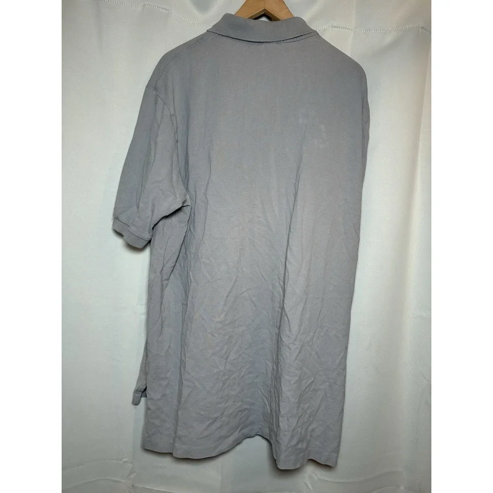 Polo Ralph‎ Lauren Shirt Mens XLT Tall Gray Short Sleeve Mesh Pony Logo Gray